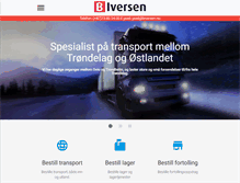 Tablet Screenshot of biversen.no